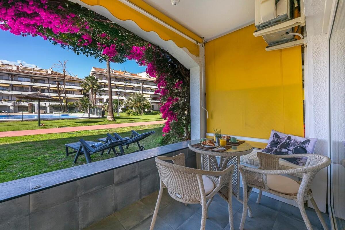Golden Mile Getaway, Garden View, Pool & Comfort Marbella Kültér fotó